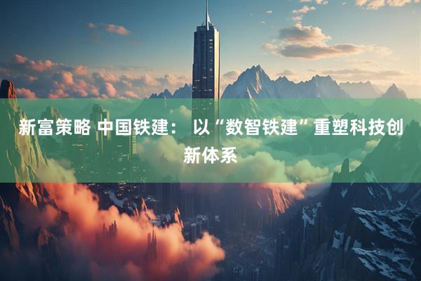 新富策略 中国铁建： 以“数智铁建”重塑科技创新体系